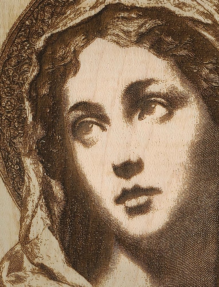 Holy Mary Closeup